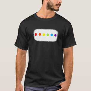 Tag des Punktes Regenbogen Tupfen Gay Pride Farben T-Shirt