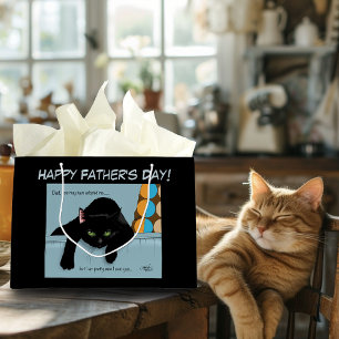 Tag des schwarzen Katzen-Vaters Große Geschenktüte