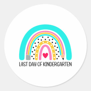 Tag des Shirts Kindergarten Weihnachtsgeschenke fü Runder Aufkleber