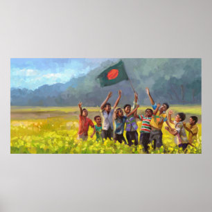 Tag des Sieges in Bangladesch Poster