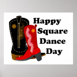 Tag des Square Dance Poster