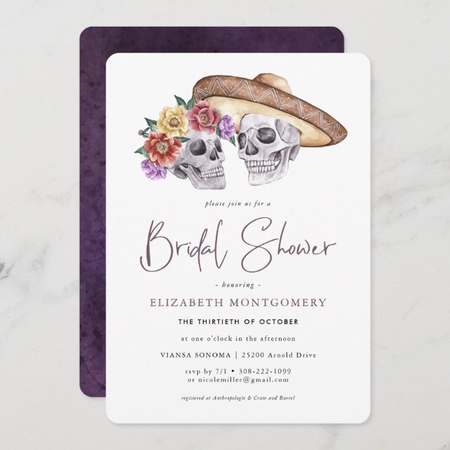 Tag des Toten Brautparty (Vorne/Hinten)