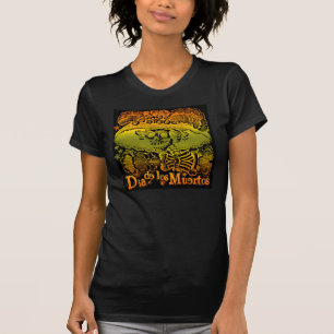Tag des toten Catrina schwarzen T - Shirt