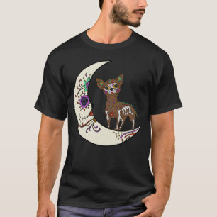Tag des Toten Chihuahua auf dem Mond Hund Chihuahu T-Shirt