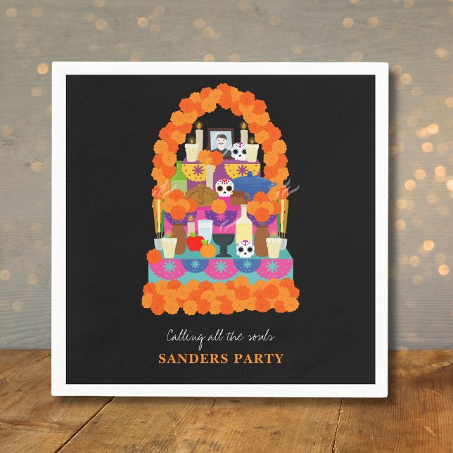 Tag des toten Halloween-Party Serviette (Von Creator hochgeladen)