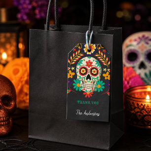 Tag des Toten Halloween-Party Vielen Dank Geschenkanhänger