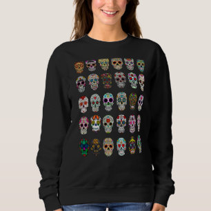 Tag des toten Halloween-Zuckerschnecken Sweatshirt
