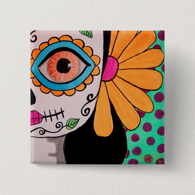 Tag des toten Katrina-Knopfes Button (Vorderseite)