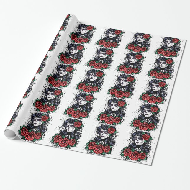 Tag des toten Mädchens Geschenkpapier (Ungerollt)