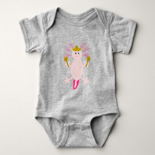 Tag des Toten Mexikanischen Axolotl Baby Strampler