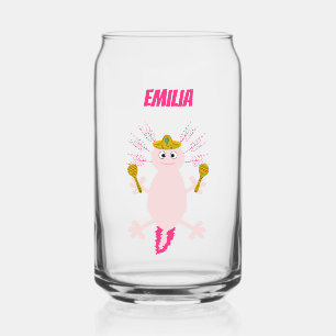 Tag des Toten Mexikanischen Axolotl Custom Dosenglas