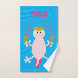 Tag des toten mexikanischen Axolotl-Individuellen  Handtuch