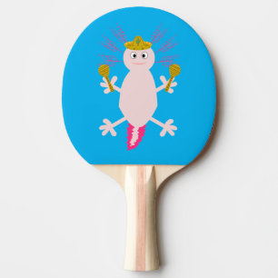 Tag des Toten Mexikanischen Axolotl Tischtennis Schläger