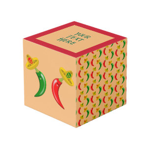 Tag des Toten Mexikanischen Chilis Custom Foto Upl Würfel