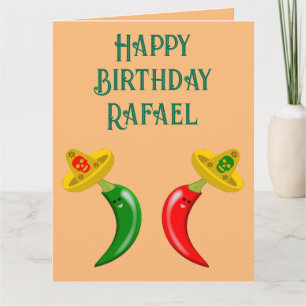 Tag des Toten Mexikanischen Chilis - Geburtstag na Karte