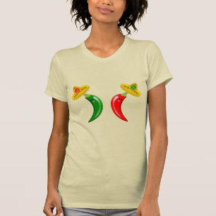 Tag des Toten Mexikanischen Chilis T-Shirt