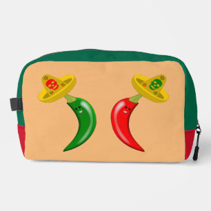 Tag des Toten Mexikanischen Chilis Waschbeutel