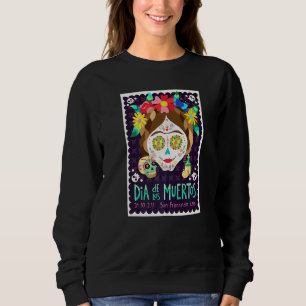 Tag des toten mexikanischen Halloween Calavera Sug Sweatshirt