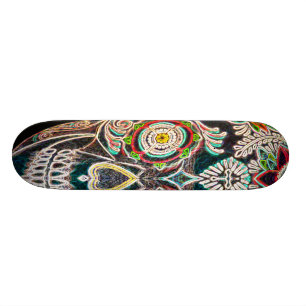 Tag des toten Neonglühens Skateboard