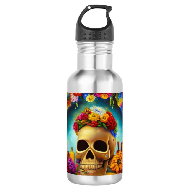 Tag des Toten Ofendra 6 Edelstahlflasche (Vorderseite)