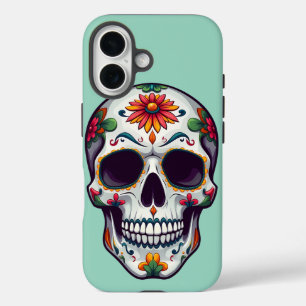Tag des Toten Schädels iPhone 16 Hülle
