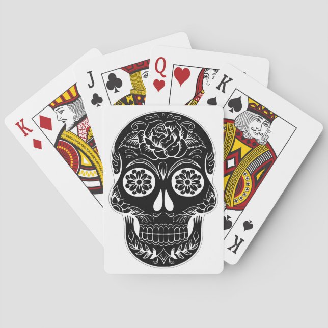 Tag des Toten Schädels Spielkarten (Rückseite)