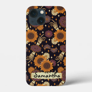 Tag des Toten Skeletts Hands florale iPhone Fall Case-Mate iPhone Hülle