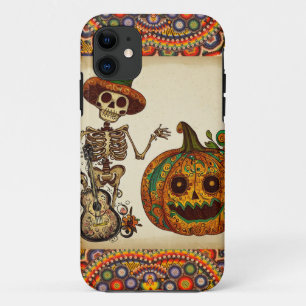 Tag des Toten/Skeletts/Kürbiss/Halloween Case-Mate iPhone Hülle