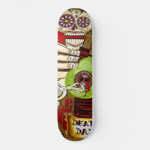 Tag des Toten Skeletts Skateboard