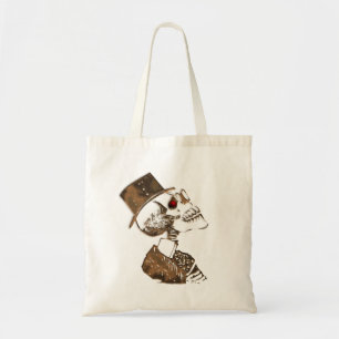 Tag des Toten Steampunkschädels Tragetasche