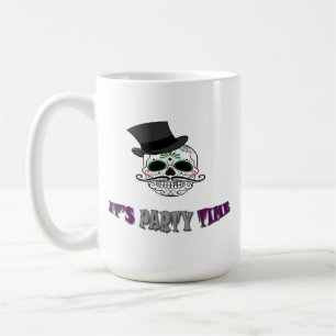 Tag des Toten Toten Toten Schädels am Halloween-Pa Kaffeetasse