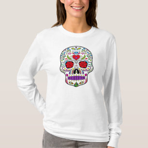 Tag des Toten Zuckers Schädeldia de los Muertos T-Shirt