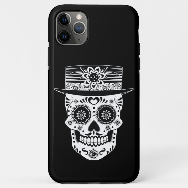 Tag des Toten Zuckerschädels Case-Mate iPhone Hülle (Rückseite)