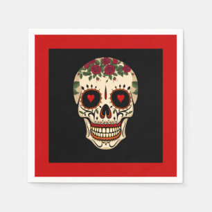 Tag des toten Zuckerschädels Serviette