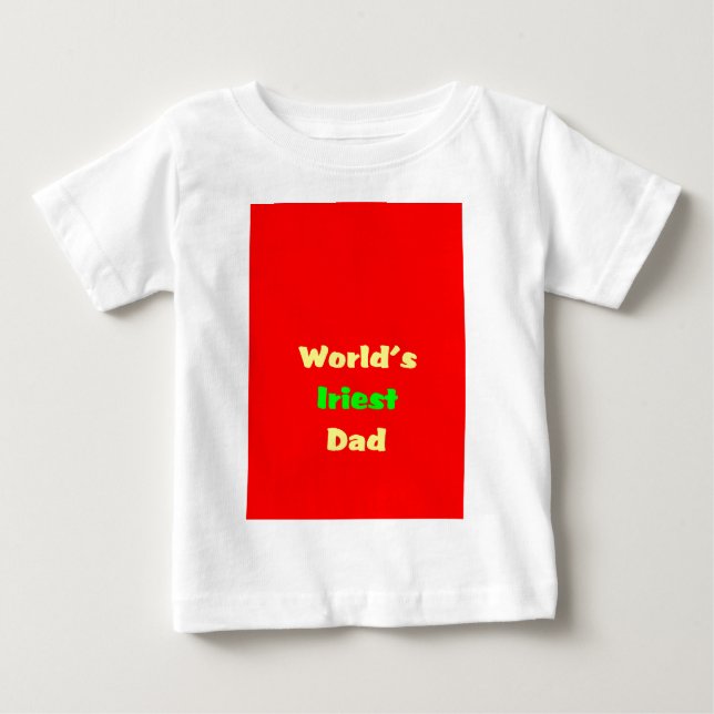Tag des Vaters Baby T-shirt (Vorderseite)