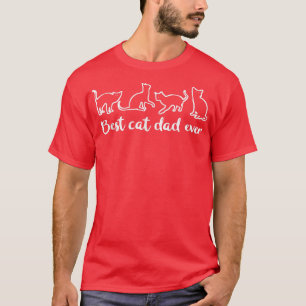 Tag des Vaters für den besten Katzen-Vater aller Z T-Shirt
