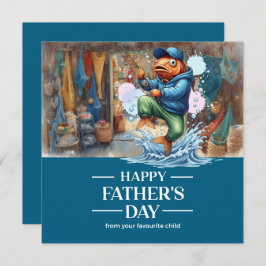 Tag des Vaters für den Fang von Lover-Vater Karte