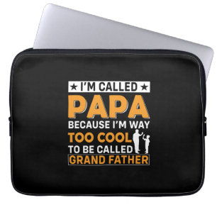 Tag des Vaters Ich werde Papa genannt Laptopschutzhülle
