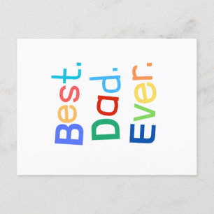 Tag des Vaters Postkarte