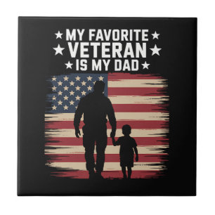 Tag des Veteranen-Vaters Stolz Dad Fliese