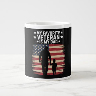 Tag des Veteranen-Vaters Stolz Dad Jumbo-Tasse