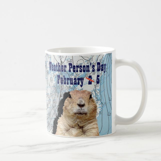 Tag des Wetters 5. Februar Kaffeetasse (Rechts)