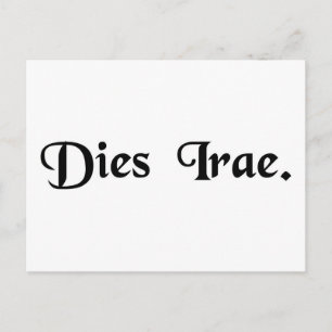 Tag des Zorns Postkarte
