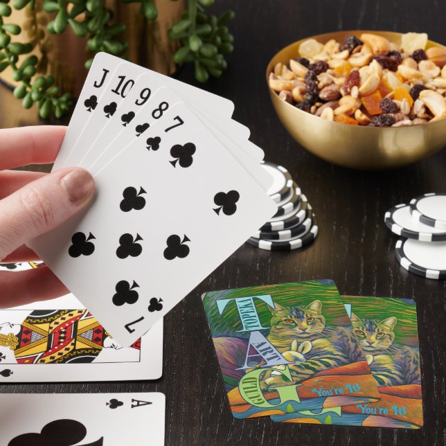 TAG Du bist es .  Klassische Spielkarten (In Situ)