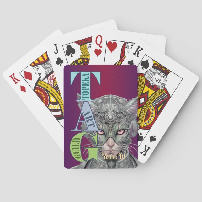TAG Du bist es .  Klassische Spielkarten (Rückseite)