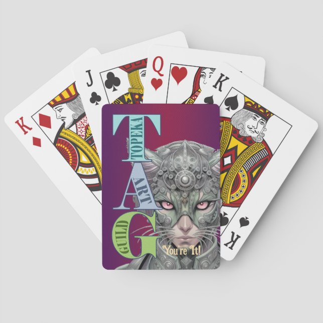TAG Du bist es .  Klassische Spielkarten (Rückseite)