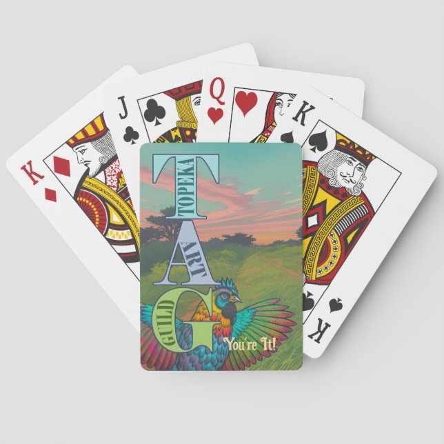 TAG Du bist es .  Klassische Spielkarten (Rückseite)
