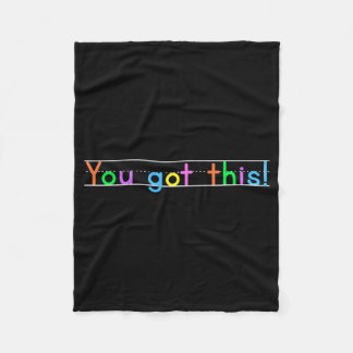 Tag, du hast das Got! Motivierend Lehrer Fleecedecke