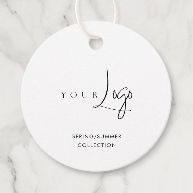 Tag für das Logo für Unternehmen Geschenkanhänger (Vorderseite)