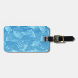 Tag für den benutzerdefinierten Blue Stain Glass Gepäckanhänger